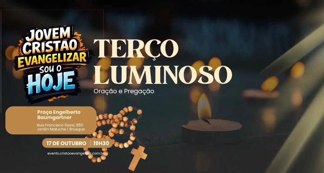 Terço Luminoso | Projeto Jovem Sou o Hoje